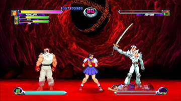 Marvel VS Capcom 2 - Ryu/Sakura/Jin - Expert Difficulty Playthrough