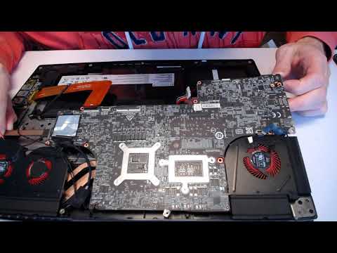 How to fix laptop not powering on MSI MS-17B1 gs73vr 7rf broken charge port power jack repair