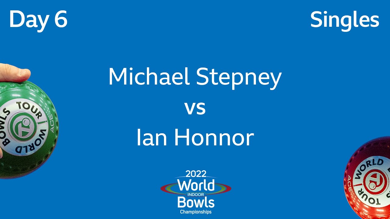 2022 World Indoor Bowls Championships Day 6 Michael Stepney vs Ian