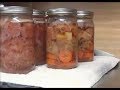 Recipe for Beef Stew and Beef Chunks Pressure Canned for Future Use