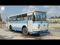 Легендарные автобусы СССР на дороге