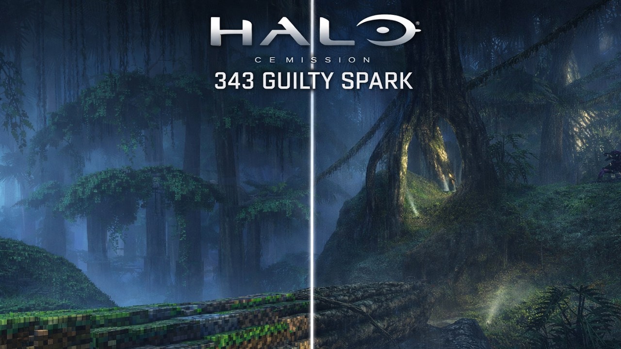 343 Guilty Spark (Halo: Combat Evolved) | Original vs Minecraft Remake ...