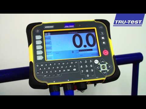 Como criar uma nova sessão pesar sobre um XR5000 | Tru-Test