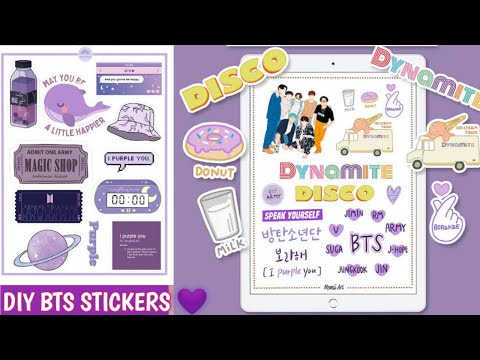 BTS Album Stickers