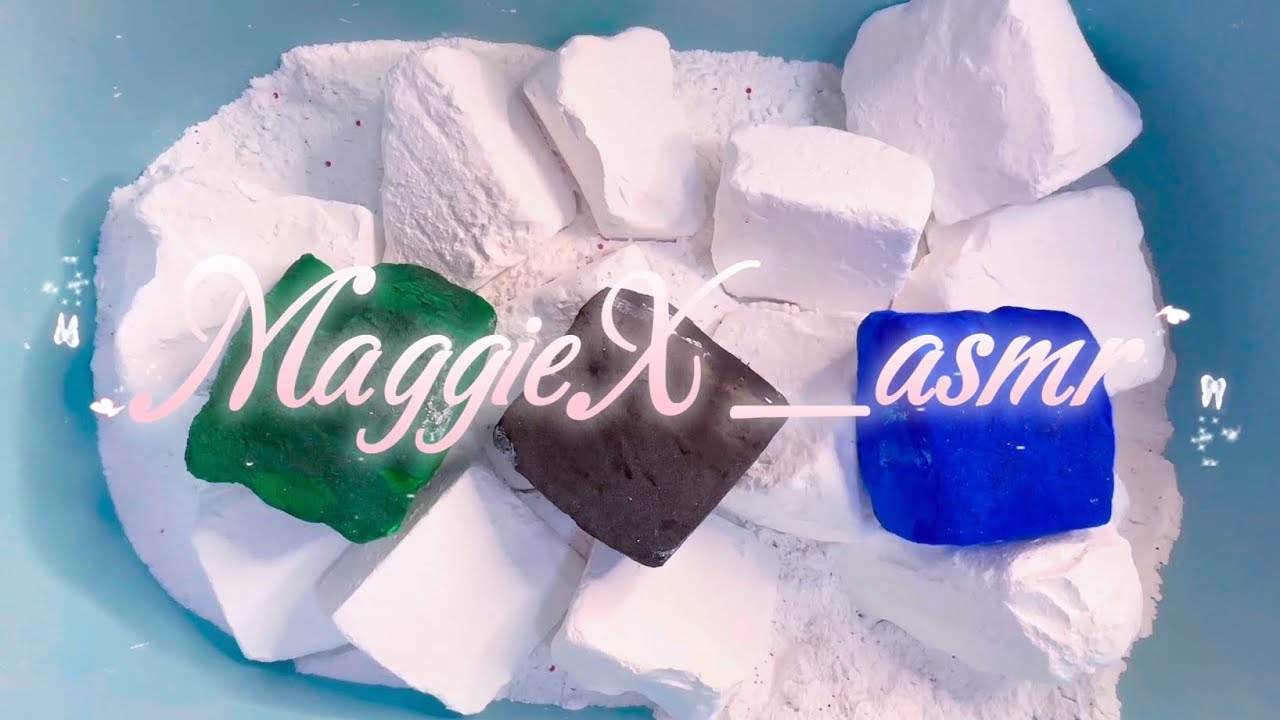 【Original】Huge pieces of chalk were dyed with colors, and their texture became more crisp!#gymchalk 