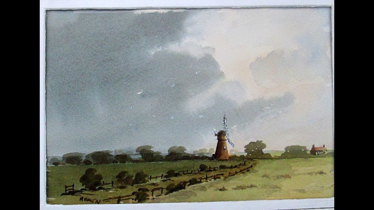 Watercoloring landscapes  with Alan Owen