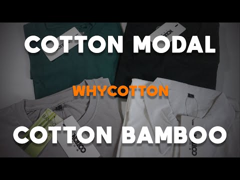 COMPARE COTTON BAMBOO VS COTTON MODAL | WHYCOTTON