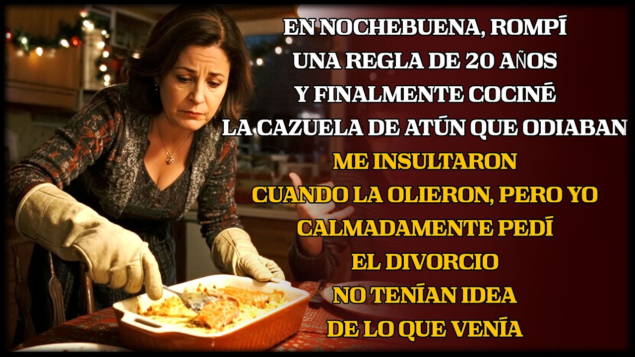 En Nochebuena destrozaron mi comida favorita… esa fue la última vez que se burlaron de mí