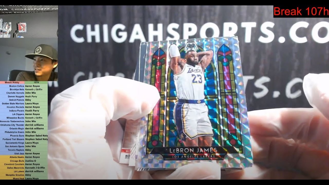 Break 130, 131, 106h, 107h, 108h. Prizm Retail, Mosaic Hobby, Optic