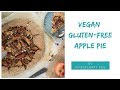 Rustic oilfree vegan apple pie glutenfree refined sugar free