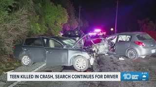 Search continues for driver in hit-and-run crash that left 17-year-old dead, 40-year-old injured