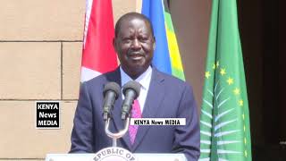 Raila Odinga is not vying for Ruto&#39;s Government Position but Africa Union chair