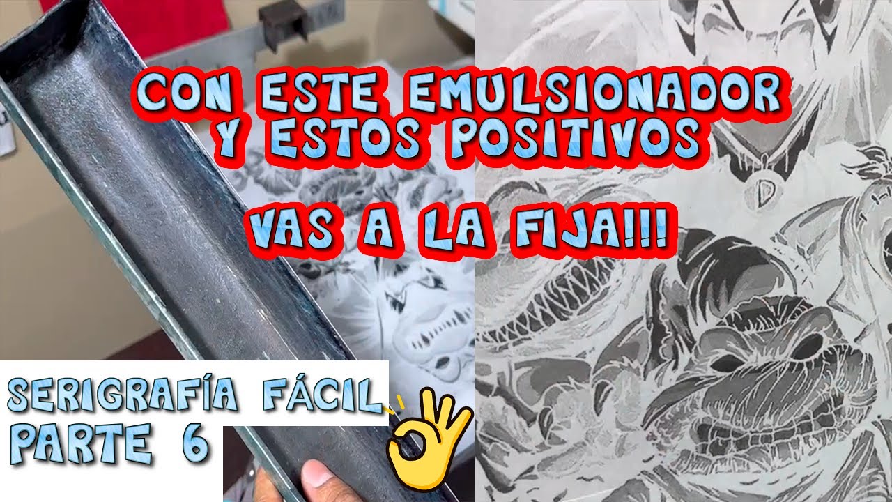 ¡Técnica PROFESIONAL de Serigrafía Que Nadie Te Enseña! #serigrafía