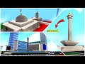 Download Map Kota Jakarta ada Monas, Masjid Istiqlal, Bundaran HI di MCPE