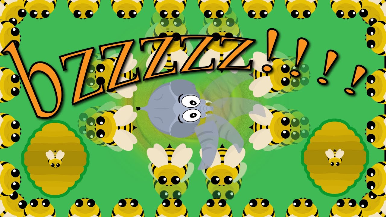 mope.io: Leveling up from cobra to dragon from eating only bees