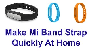 How to Make Mi Band Strap Quickly at Home | DIY Mi Band Strap | Awesome Life Hacks 2020 | Som Tips