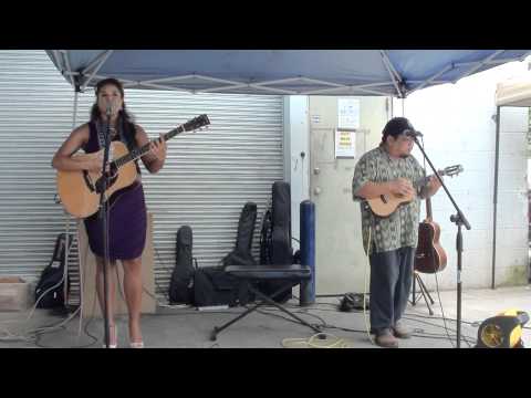 Mailani Makainai and Dr. Trey (Treacy Terada) at Kanilea Ukulele Factory Jam Session on 7/15/11