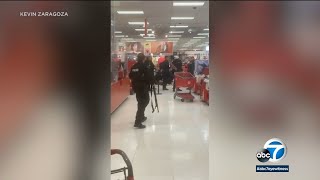 Young boy, woman stabbed at Los Angeles Target store; suspect killed