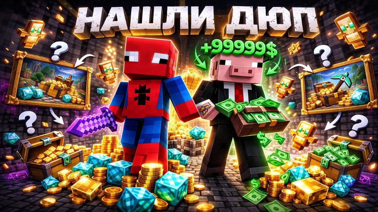 Мы нашли Дюп который изменил наше развитие на Анархии ФанТайм - Майнкрафт FunTime