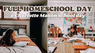 HOMESCHOOL DITL | 5th and 3rd grade | ambleside online | charlotte mason