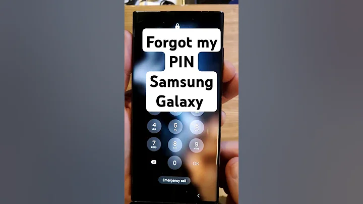 I Forgot my Pin on my Samsung phone - Reset your Samsung Galaxy S22 Ultra