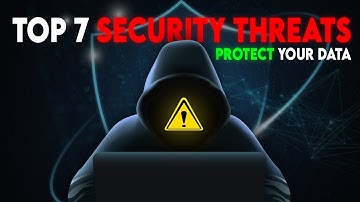 🔐 Top 7 Security Threats You Must Know to Protect Your Data! 🚨 #cybersecurity