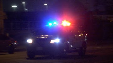 LAPD Responding Code 3 to Man with a Gun