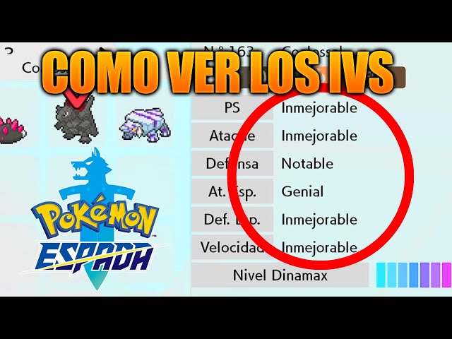 Cómo ver los IV en Pokémon Espada y Escudo para Nintendo Switch