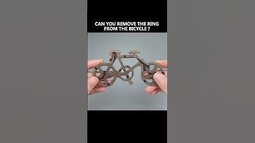 Can you remove the ring from the bicycle？ #didyouknow #puzzle #iqtest #IQ #shorts