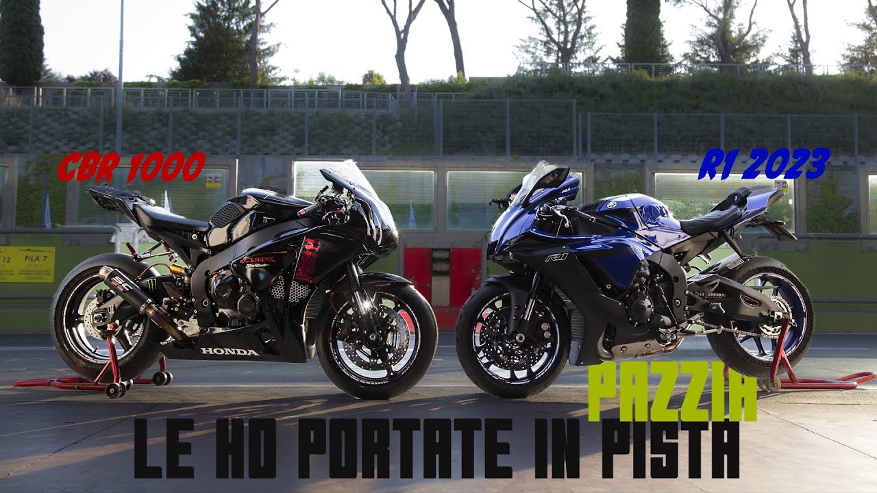Yamaha YZF R1 in pista per la prima volta ESAGERATA e CBR1000rr best ...