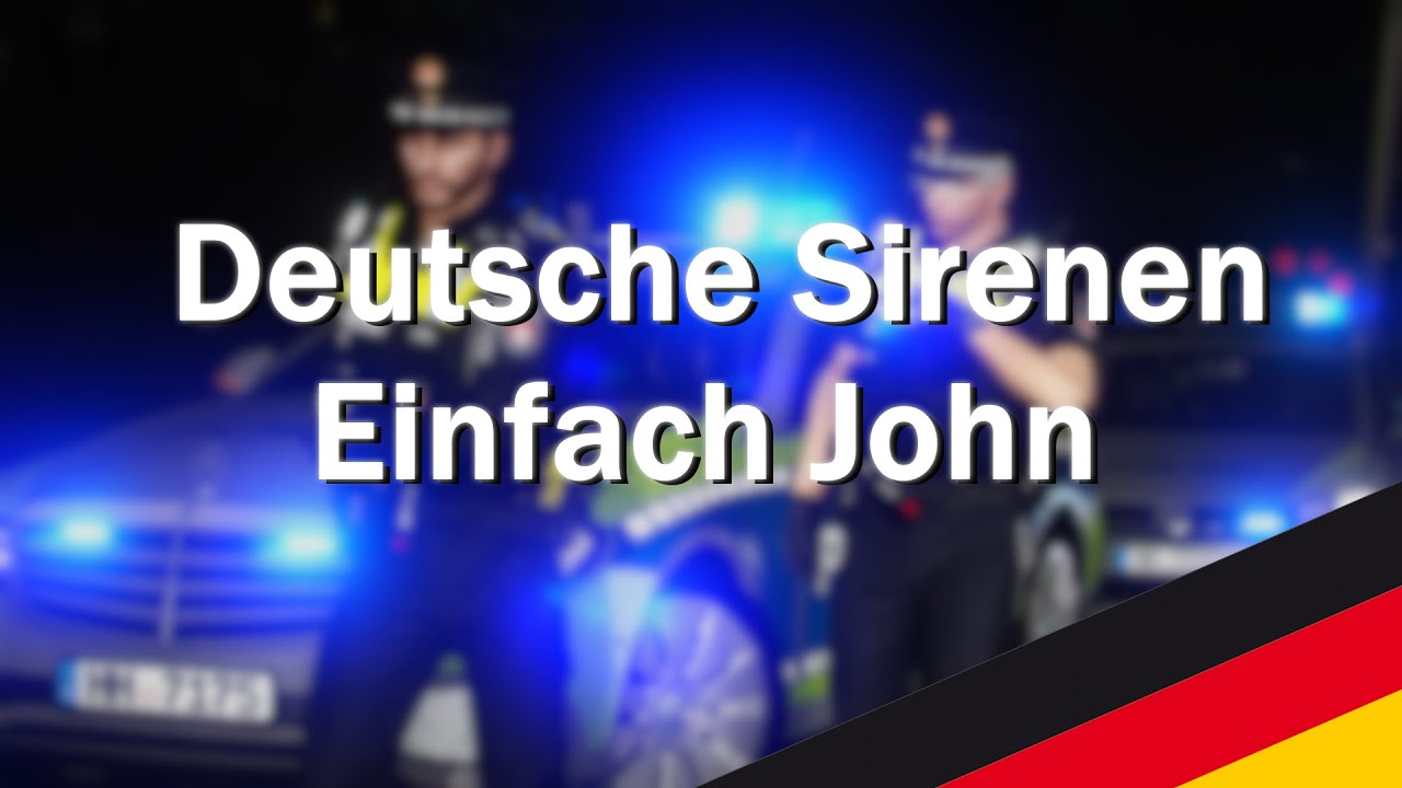 GTA 5 Deutsche Sirenen - Hänsch 624, RTK 7, MS350, Pressluft 1.0.0