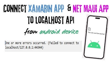 failed to connect to localhost/127.0.0.1 android