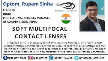Soft #Multifocal #ContactLenses. Do #presbyopes have many options? | OOLS | Optom. Rupam Sinha