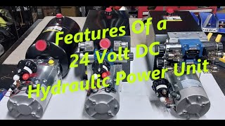 Powerful 3,000 psi 24 Volt DC Hydraulic Pump with Tank and Dual Solenoid Valve