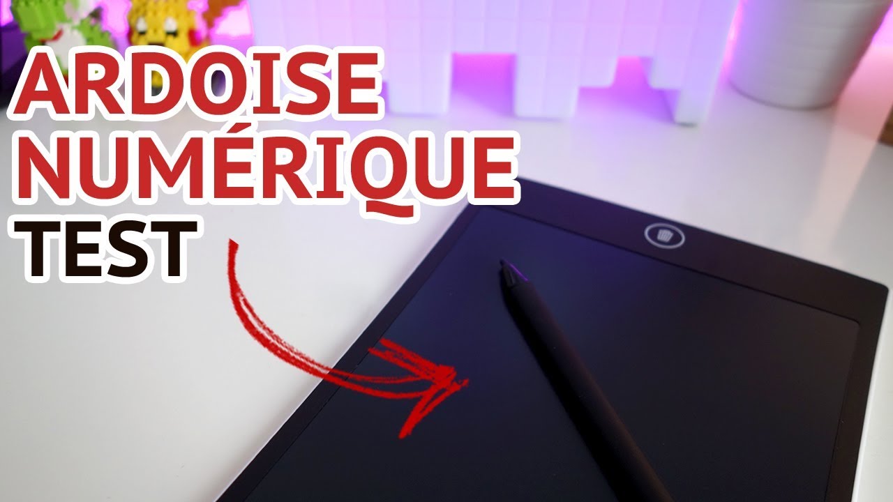 ARDOISE NUMÉRIQUE POUR DESSINER ou PRENDRE DES NOTES… plus de papier pour sauver la planète !!!