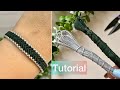 Just two cords! The result will surpriseyou😍|DIY Micro Macrame Unisex bracelet