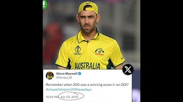 Was Glenn Maxwell