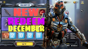 *NEW* Redeem code December 2021 Call of duty mobile