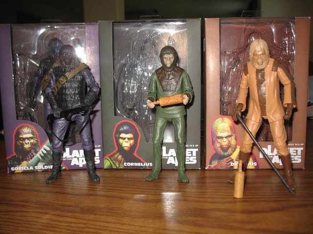 PLANET OF THE APES フィギュア3体セット。 NECA Planet of the Apes Set of 4 – Kapow Toys