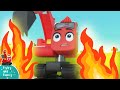 Fire Truck Emergency - Construction Cartoons for Kids | Digley and Dazey