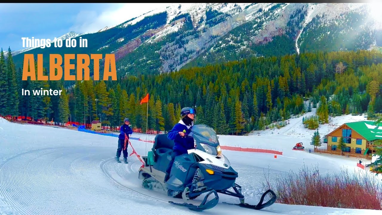 🇨🇦Things To Do in alberta canada in winter| haya vlog| 4k video - YouTube