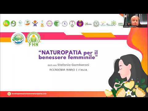 "Naturopatia e benessere femminile", Naturópata Stefania Gamberoni (V) Accademia AINAO ITALIA