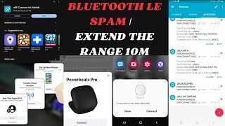 Spoof Android devices with Bluetooth LE Spam messages using #android app #nRF Connect for mobile screenshot 4