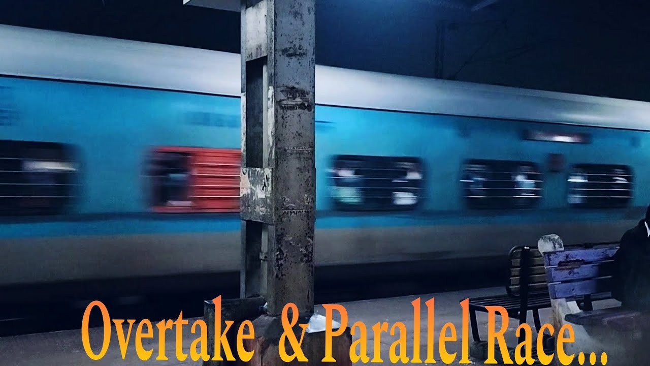 PARALLEL RACE, OVERTAKE & RE-OVERTAKE BETWEEN STEEL EXPRESS & MEDINIPUR ...