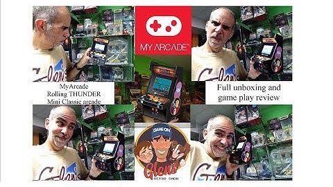 Rolling THUNDER from MyArcade unboxing and review $24.99