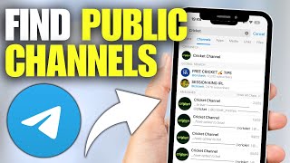 How To Find & Join Public Telegram Channels Profile