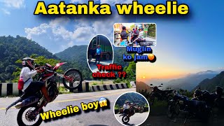 SATHIKO AATANKA WHEELIE 😱 \ MUGLIN KO JAM MA DHANDAI FASENA \ EP-1 \ NEPAL 🇳🇵 
