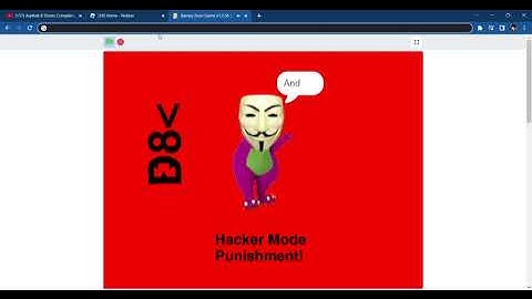 Goofy Ahh Barney error game💀 (Bad Ending)
