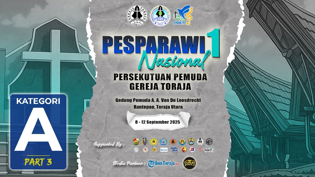 🔴 [RELAY] ✤ [Lomba Kategori A part 3] PESPARAWI NASIONAL I PPGT • 12.09.2025