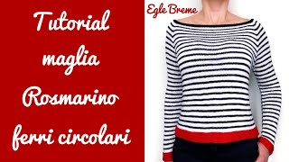 Voir le tutoriel Pull Rosmarino avec Isac